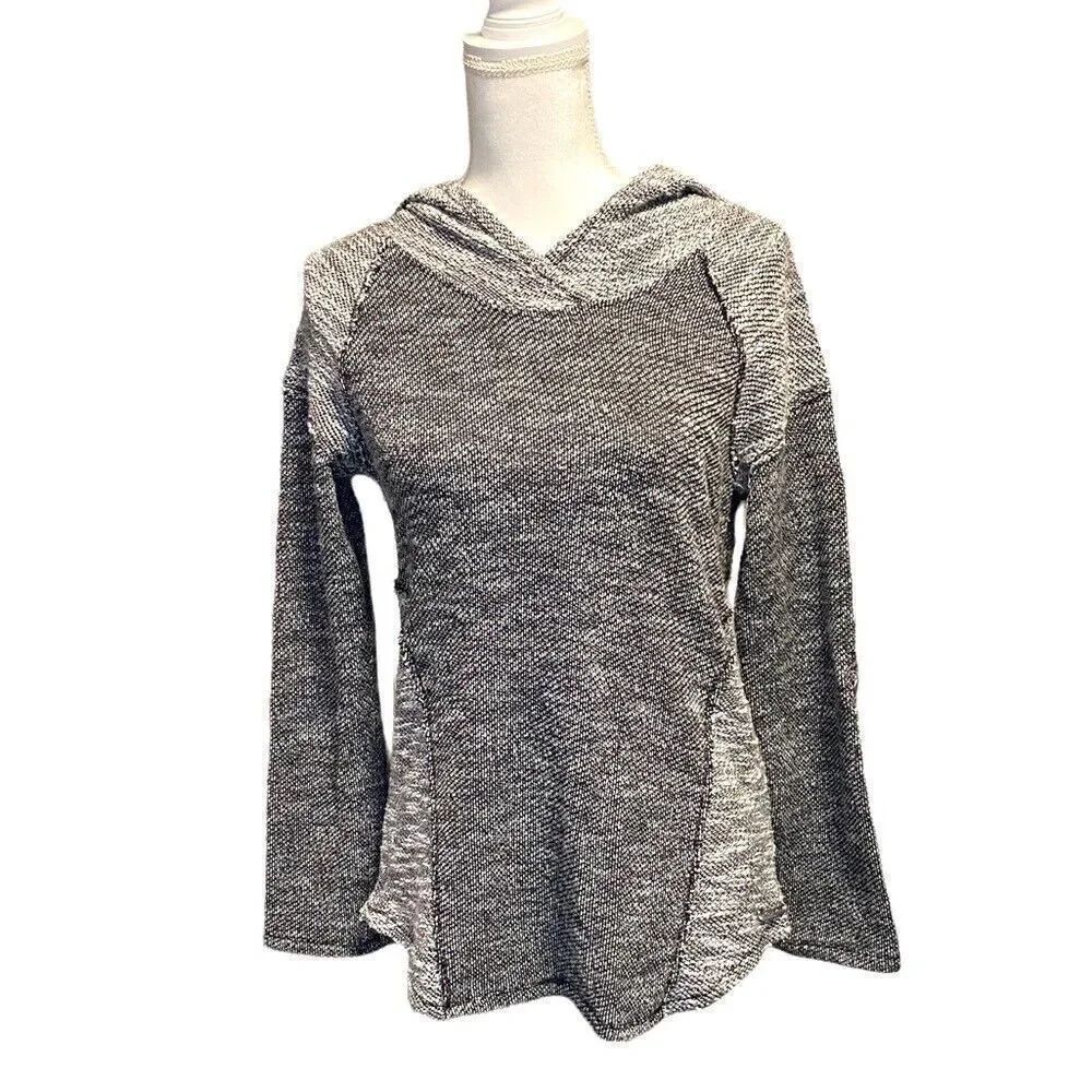 CALVIN KLEIN Performance Dry Hooded Long Sleeve Gray Pullover Women’s Size Small